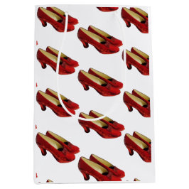Ruby Red Slippers Shoes Mittlere Geschenktasche Geschenktüte