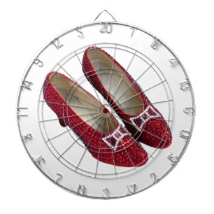 Ruby Red Slippers Shows Wicked Dart Board Dartscheibe
