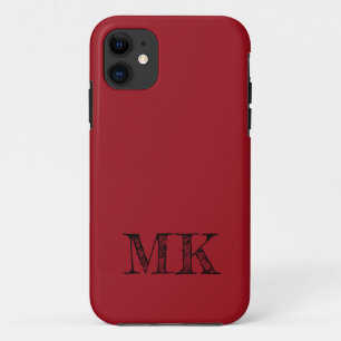 Ruby Red Solid Color Minimal Case-Mate iPhone Hülle