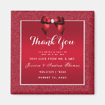 Ruby Red & Stylish Gem Wedding