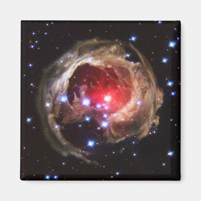 Ruby Red Supergiant Star Dust Magnet (Vorne)