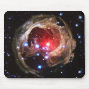 Ruby Red Supergiant Star Dust Mousepad