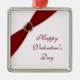 Ruby Red Valentine's Day Ornament