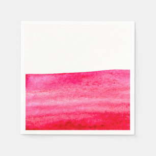 Ruby Red Wassercolor swish Serviette
