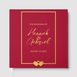 Ruby Red Wedding Gästebuch