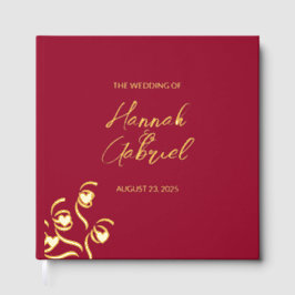 Ruby Red Wedding Gästebuch