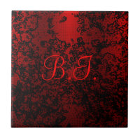 Ruby rot schwarz stilvoll floral vibranly elegant
