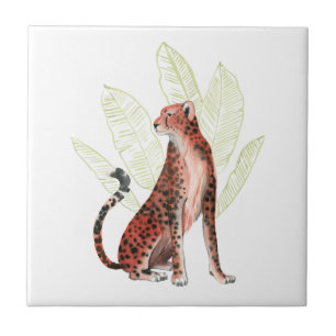 Ruby Runner Leopard Fliese