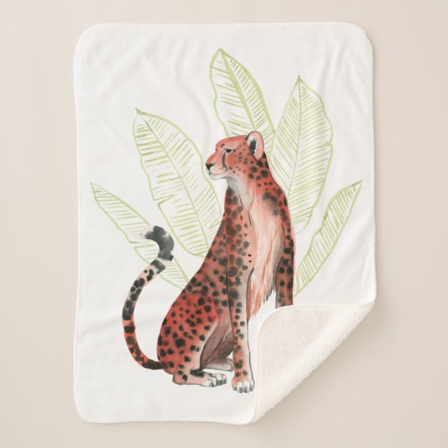 Ruby Runner Leopard Sherpadecke (Vorderseite)