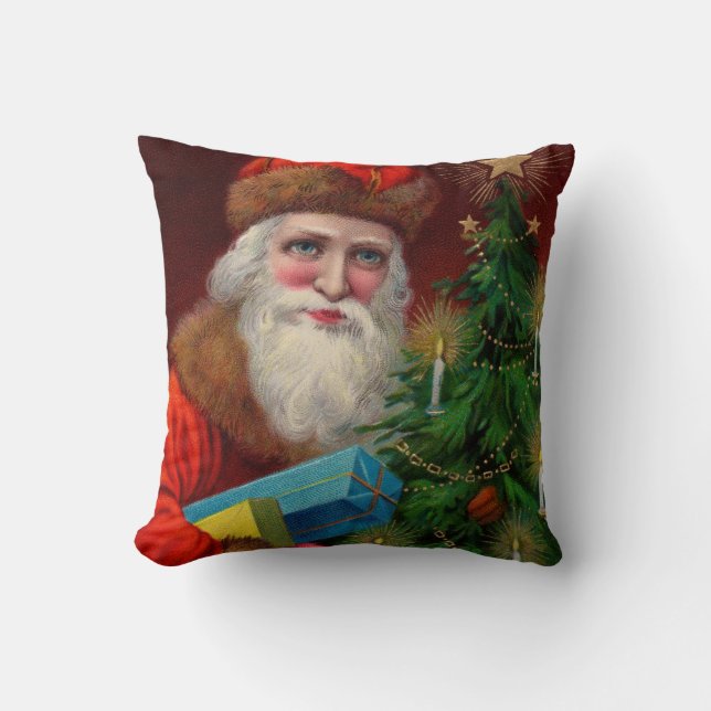 Ruby Santa Throw Kissen (Vorderseite)