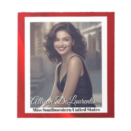 Ruby Shine Pageant Autograph Pad Notizblock