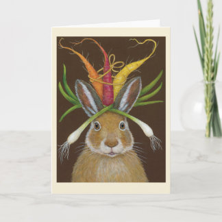 ruby the rabbit folded greeting card karte