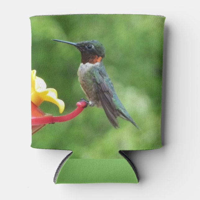Ruby-Throated Hummingbird Bird Fotografy Dosenkühler (Vorderseite)