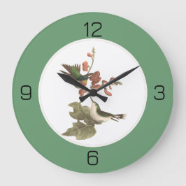 Ruby-throated Hummingbird, Birthday oder sonstiges Große Wanduhr