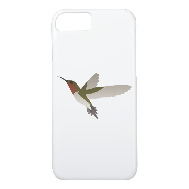 Ruby Throated Hummingbird Case-Mate iPhone Hülle (Rückseite)