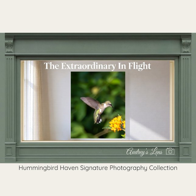 Ruby-Throated Hummingbird Fine Art Photography  Poster (Von Creator hochgeladen)