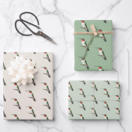 Ruby-throated Hummingbird Geschenkpapier Set