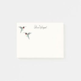 Ruby-throated Hummingbird Notes Post-it Klebezettel