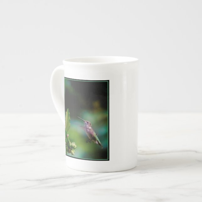 Ruby-throated Hummingbird - Original Foto Prozellantasse (Vorderseite Links)
