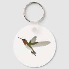 Ruby Throated Hummingbird Schlüsselanhänger