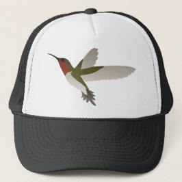 Ruby Throated Hummingbird Truckerkappe