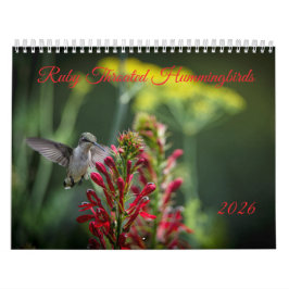 Ruby Throated Hummingbirds Kalender