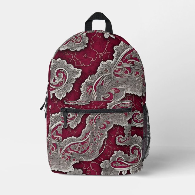 "Ruby Whisper" Bedruckter Rucksack (Vorderseite)