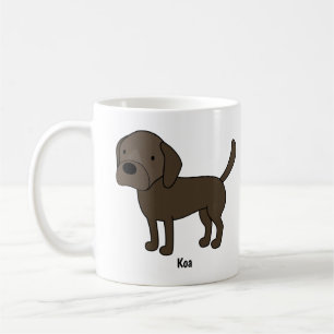 Rubyfornia Schokoladen-Labrador-Klassiker-Tasse Kaffeetasse
