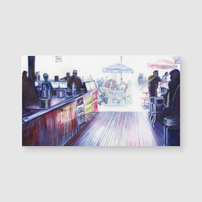 Ruby's, Coney Island, New York Magnetkarte (Vorderseite)