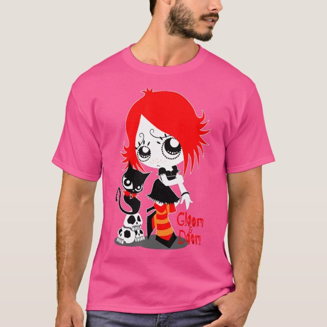 Rubys Glooms und Doofie Kitty T-Shirt (Vorderseite)