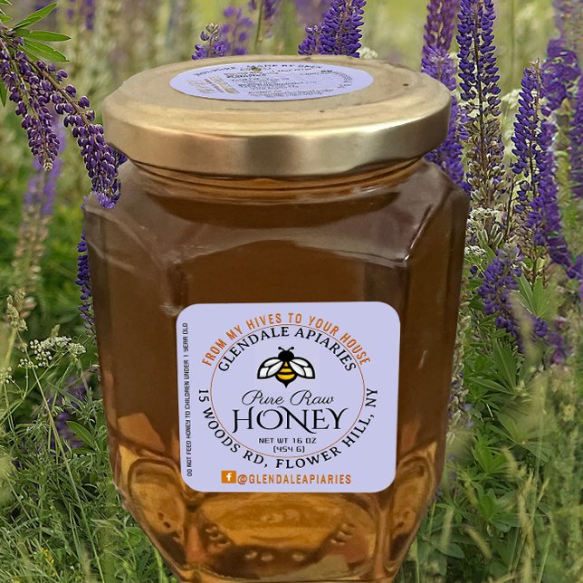 Ruches de la maison Sticker pour le miel cru pur (Créateur téléchargé)