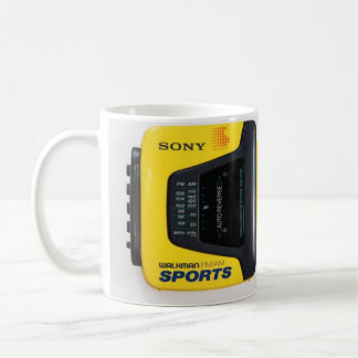 Rück Becher Walkman Kaffeetasse