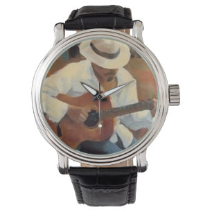 Rück Custom guitar Armbanduhr
