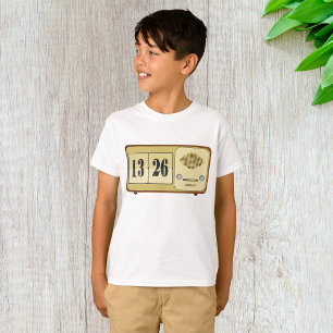 Rück-Uhr-Radio T-Shirt