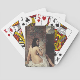 Rückansicht eines Bather (Francesco Hayez) Spielkarten