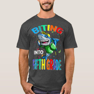 Rückbinden in die fünfte Klasse zurück zur Schule  T-Shirt