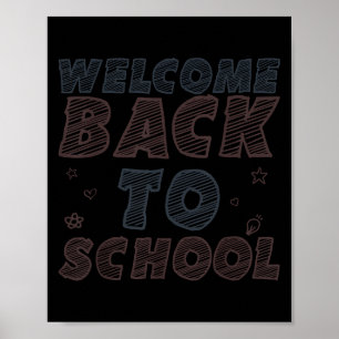 Rückblick auf das Schuldesign für Lehrer & Lehrer Poster