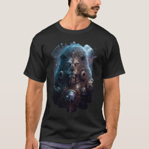 Rückdruck Epischer Leo das zodiale Anzeichen der S T-Shirt