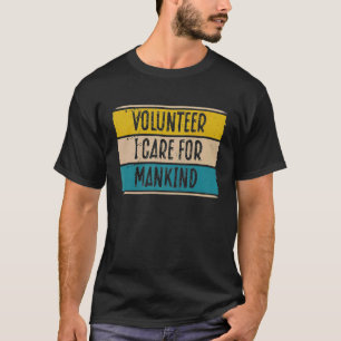 Rückdruck Volunteer I care for Mankind Tank Top