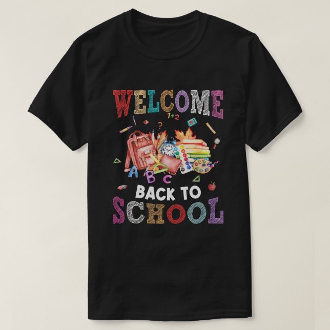 Rückempfang zum Lehrer T-Shirt (Design vorne)
