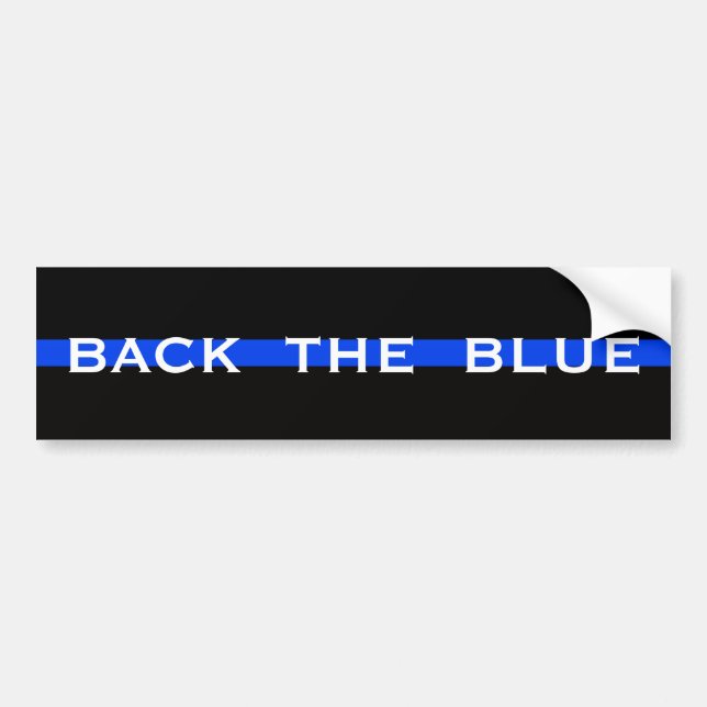 RÜCKEN DES BLAUEN POLICE-AUTOAUFKLEBERS AUTOAUFKLEBER (Vorne)