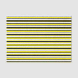 Rücken und Fertig-Schwarz und Gelb Seidenpapier