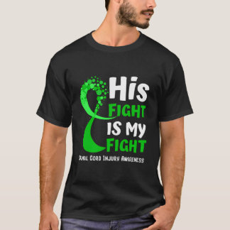 Rückenmarksverletzung Bewusstsein Grüner Band F T-Shirt