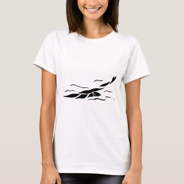 Rückenschwimmen T-Shirt (Vorderseite)