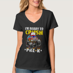 Rückfahrbühne für den Pre-K Monster Truck zurück i T-Shirt