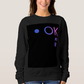 Rückfarbiges Langarmshirt Sweatshirt
