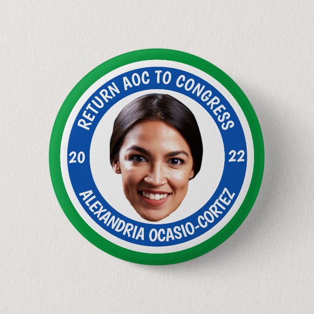 Rückgabe des AOC an den Kongress 2022 Button (Vorderseite)