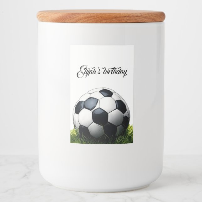 Rückgabe-Geschenk Lebensmittel und Getränke Lebensmitteletikett (Vorderseite)