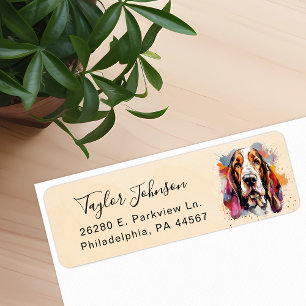 Rückgabeadresse für Basset-Hound