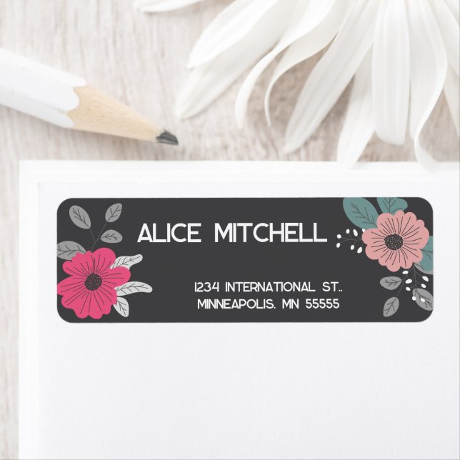 Rückgabeadresse für dunkle Blume (Insitu)